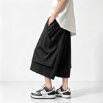 Large Pocket Ice Silk Quick-drying Drape Wide-leg Straight Pants