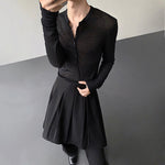 Slim Fit See-through Bottoming Shirt