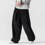 Corduroy Loose Straight Wide-leg Pants