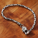 Buddha Stones Tibetan Double Dorje Om Mani Padme Hum Buddha Swastika Vajra Strength Bracelet