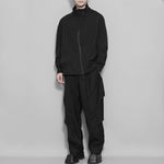 Irregular Neckline Casual Jacket