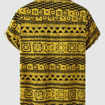 Men's Ethnic Hawaiian Print Casual Short Sleeve Shirt