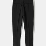 Slim Fit Tapered Cropped Trousers