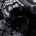 Men's Retro Paisley Print Casual Short Sleeve Shirt Shorts Set