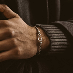Classic Hook Silver Chain Bracelet