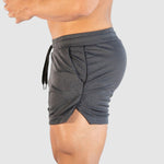 Men's breathable mesh quick-drying fitness shorts