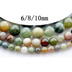 Buddha Stones  India Agate Beads Luck Yoga Bracelet