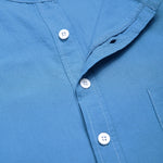 Button Solid Arabian Nightgown Shirt