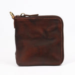Retro Leather Zipper Wallet