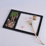 Buddha Stones Koi Fish Small Bridge Calm Peace Meditation Zen Garden Decoration