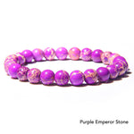 Natural Agate Stone Crystal Balance Beaded Bracelet