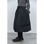 Women's Cracked Color Block Flower Tulip Skirt
