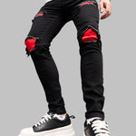 Men's ripped contrast denim  Jeans