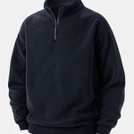 Polar Fleece Quarter Zip Sweatshirt