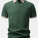 Contrast Raglan Sleeve Polo