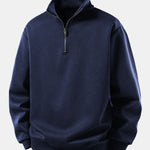 Relax Fit Quarter Zip Sweatshirt