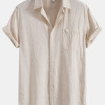 Linen Pocket Button Up Shirt