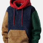 Color Block Teddy Hoodie & Color Block Teddy Jogger Pants