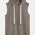 Ribbed Hooded Tank Top