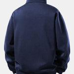 Relax Fit Milano Print Quarter Zip Sweatshirt