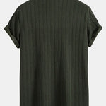 Twist Texture Knit Polo Shirt