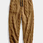 Geometric Jacquard Teddy Hoodie & Geometric Jacquard Pants
