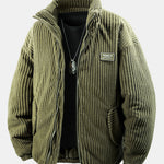 Quilted Lined Corduroy Coat