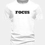 Regular Fit Vague Focus Print Cotton T-Shirt