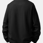 Relax Fit Waffle 2 In 1 Notched Collar T-Shirt