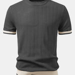 Textured Knitted T-Shirt