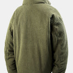 Quilted Lined Corduroy Coat