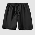 Men's Brushed Corduroy Button-Up Shirt Casual Shorts Set