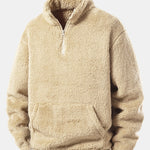 Quarter Zip Teddy Sweatshirt