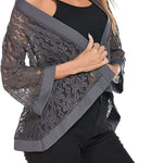 Zeagoo Women's 3/4 Sleeve Sheer Cardigan