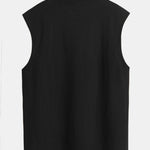 3 Pieces Relax Fit Cotton Drop Shoulder Sleeveless T-Shirts