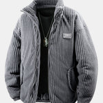 Quilted Lined Corduroy Coat