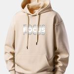 Focus Print Relax Fit Hoodie