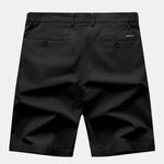 Stripe Geometric Jacquard Knitted Polo Shirt & Cotton Chino Shorts
