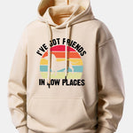 Dog Slogan Print Relax Fit Hoodie