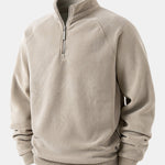 Polar Fleece Quarter Zip Sweatshirt