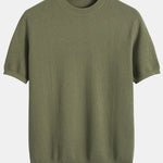 Pineapple Texture Knit T-Shirt