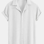 Striped Terry Cuban Shirt
