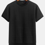 Twisted Squares Jacquard T-Shirt