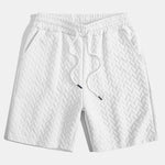 3 Pieces Geometric Jacquard Shorts