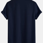 Contrast Pocket Stand Collar Shirt