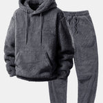 Basic Teddy Hoodie & Teddy Jogger Pants