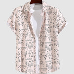 Men's Street Style Printed Casual Short Sleeve Shirt