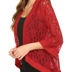 Zeagoo Women's 3/4 Sleeve Sheer Cardigan