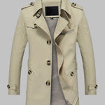Men's slim fit side pocket casual single breasted jacket