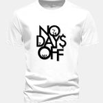 Regular Fit Slogan Print Cotton T-Shirt